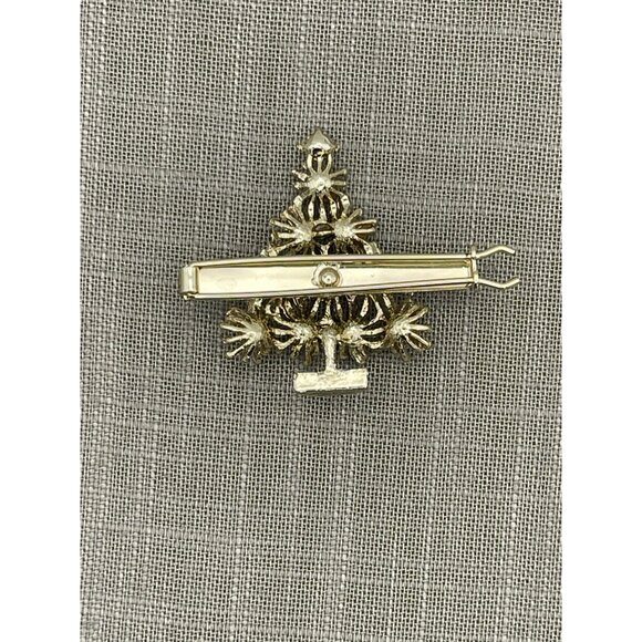 Hair Accessory Barrette Christmas Tree Gold Red Blue Colors - Picture 6 of 9